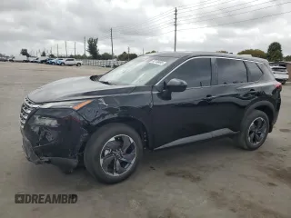 2024 Nissan Rogue SV with VIN 5N1BT3BA7RC738523, listed as a Copart auction lot 52158495 with 652 mi miles and Salvage Title. Bid and sale history available at carsss.com. Image 1.