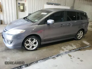 2010 Mazda 5 Sport z VIN JM1CR2WL9A0380411, wystawiony jako Copart lot #59093575 z przebiegiem 177 765 mil mil oraz Szkoda całkowita • Salvage title. Historia ofert i sprzedaży dostępna na DreamBid. Obrazek 1.