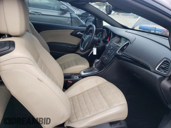 2016 Buick Cascada Premium с VIN W04WT3N55GG076820, выставлен на аукционе Copart как лот 41423704 с пробегом 56 900 миль миль и Чистый • Clean title. История ставок и продаж доступна на DreamBid. Изображение 8.