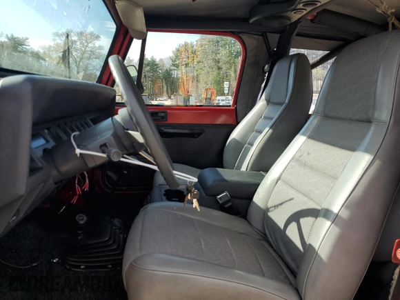 1993 Jeep Wrangler "S" with VIN 1J4FY19P6PP253652, listed as a Copart auction lot 54311795 with 308,487 mi miles and Clean Title. Bid and sale history available at carsss.com. Image 7.
