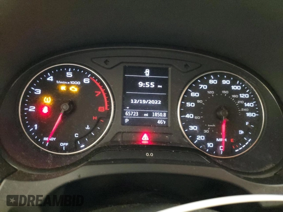 2016 Audi A3 1.8T Premium with VIN WAUA7GFF2G1037976, listed as a Copart auction lot 36941963 with 65,723 mi miles. Bid and sale history available at carsss.com. Image 9.