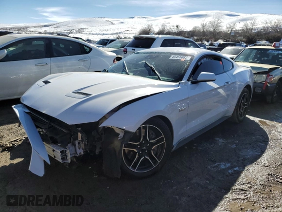 2021 Ford Mustang GT with VIN 1FA6P8CF3M5125111, listed as a Copart auction lot 40455683 with Not Provided miles and . Bid and sale history available at DreamBid. Image 1.