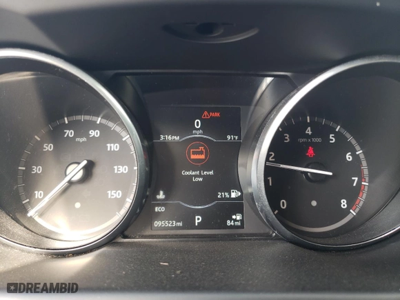 2017 Land Rover Discovery Sport SE with VIN SALCP2BG0HH671558, listed as a Copart auction lot 77657114 with 95,523 mi miles and Salvage Title. Bid and sale history available at carsss.com. Image 9.