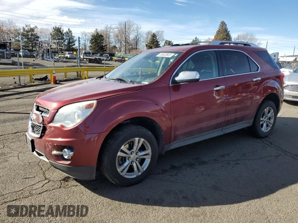 2012 Chevrolet Equinox LTZ with VIN 2GNFLGE57C6302399, listed as a Copart auction lot 46603845 with 140,072 mi miles and Salvage Title. Bid and sale history available at carsss.com. Image 1.