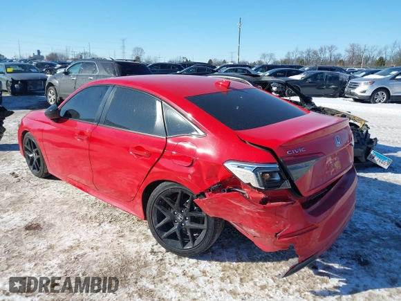 2024 Honda Civic Sport z VIN 2HGFE2F59RH554562, wystawiony jako IAAI lot #41647258 z przebiegiem 12 798 mil mil oraz . Historia ofert i sprzedaży dostępna na DreamBid. Obrazek 3.