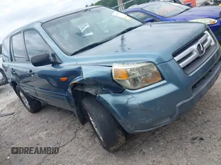 2006 Honda Pilot LX z VIN 5FNYF18156B030531, wystawiony jako IAAI lot #42097520 z przebiegiem 165 905 mil mil oraz . Historia ofert i sprzedaży dostępna na DreamBid. Obrazek 1.