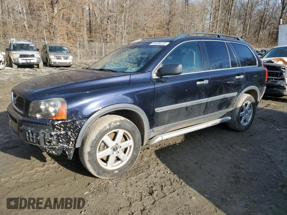 2005 Volvo XC90 with VIN YV1CY592051199182, listed as a Copart auction lot 44408235 with 0 mi miles and Salvage Title. Bid and sale history available at carsss.com. Image 1.