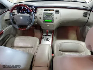 2007 Hyundai Azera SE with VIN KMHFC46F57A147922, listed as a Copart auction lot 47101075 with 107,121 mi miles and Salvage Title. Bid and sale history available at carsss.com. Image 8.
