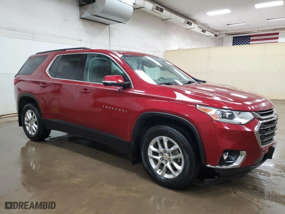 2019 Chevrolet Traverse LT Cloth with VIN 1GNEVGKW6KJ307842, listed as a Copart auction lot 42035805 with 67,565 mi miles and Clean Title. Bid and sale history available at carsss.com. Image 4.