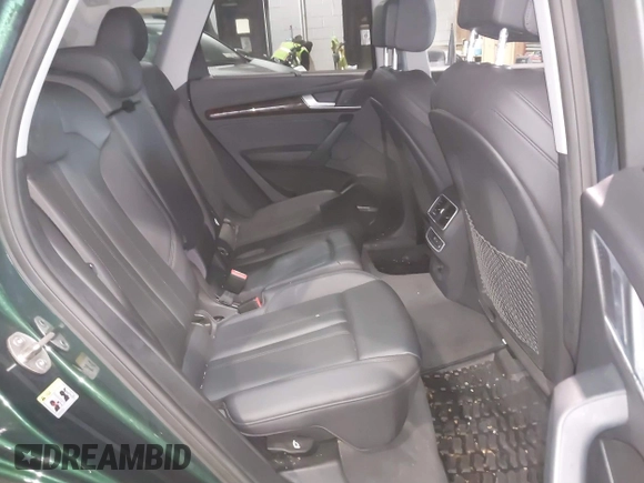 2018 Audi Q5 Premium Plus with VIN WA1BNAFY9J2090780, listed as a IAAI auction lot 41370112 with 55,767 mi miles. Bid and sale history available at carsss.com. Image 8.