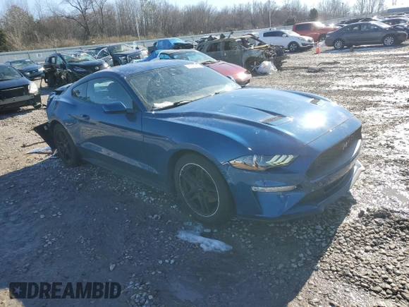 2022 Ford Mustang EcoBoost with VIN 1FA6P8TH8N5141842, listed as a Copart auction lot 41515025 with 26,498 mi miles and Salvage Title. Bid and sale history available at carsss.com. Image 4.
