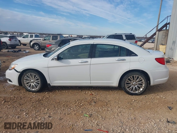 2012 Chrysler 200 Limited with VIN 1C3CCBCGXCN205796, listed as a IAAI auction lot 41482975 with 230,178 mi miles. Bid and sale history available at carsss.com. Image 14.