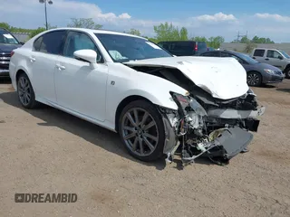 2014 Lexus GS 350 with VIN JTHCE1BL7E5022517, listed as a IAAI auction lot 42168569 with 72,572 mi miles and . Bid and sale history available at DreamBid. Image 1.