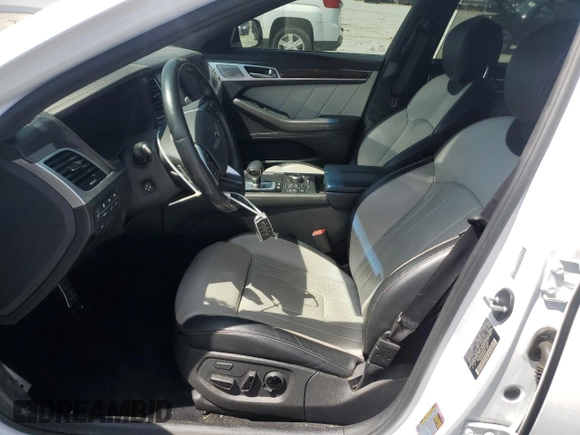 2019 Genesis G80 3.3T Sport with VIN KMHGN4JBXKU301437, listed as a Copart auction lot 51407845 with 55,678 mi miles and Salvage Title. Bid and sale history available at carsss.com. Image 7.