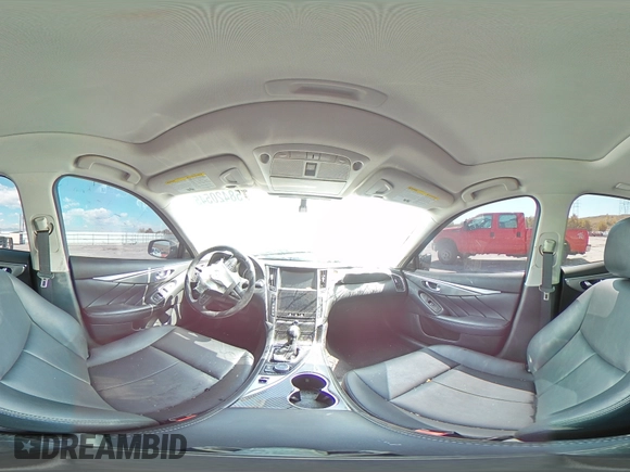2015 Infiniti Q50 z VIN JN1BV7AR3FM414717, wystawiony jako Copart lot #58420545 z przebiegiem 79 393 mil mil oraz Szkoda całkowita • Salvage title. Historia ofert i sprzedaży dostępna na DreamBid. Obrazek 15.