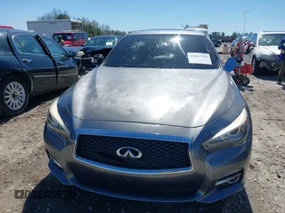 2015 Infiniti Q50 with VIN JN1BV7AR2FM423781, listed as a IAAI auction lot 41803765 with 72,623 mi miles. Bid and sale history available at carsss.com. Image 12.