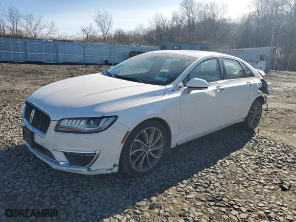 2019 Lincoln MKZ Reserve I with VIN 3LN6L5D90KR627884, listed as a Copart auction lot 44144705 with 25,789 mi miles and Salvage Title. Bid and sale history available at carsss.com. Image 1.