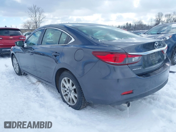 2015 Mazda 6 i Sport with VIN JM1GJ1U6XF1175925, listed as a IAAI auction lot 41704201 with 115,404 mi miles. Bid and sale history available at carsss.com. Image 3.