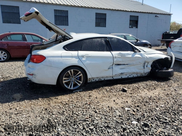 2015 BMW 4 Series 435i xDrive with VIN WBA4B3C54FGV48360, listed as a Copart auction lot 51527474 with Not Provided miles and Salvage Title. Bid and sale history available at DreamBid. Image 3.