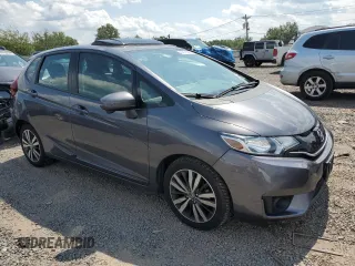 2017 Honda Fit EX-L with VIN 3HGGK5H98HM703123, listed as a Copart auction lot 61678095 with 25,714 mi miles and Salvage title. Bid and sale history available at DreamBid. Image 4.