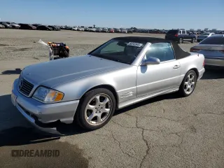 2002 Mercedes-Benz SL-Class with VIN WDBFA68F82F204630, listed as a Copart auction lot 50345945 with 175,566 mi miles and Clean Title. Bid and sale history available at carsss.com. Image 1.