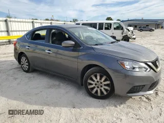 2019 Nissan Sentra S with VIN 3N1AB7AP5KY393363, listed as a Copart auction lot 47023095 with 135,244 mi miles and Non Repairable. Bid and sale history available at DreamBid. Image 4.