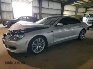 2014 BMW 6 Series 640i z VIN WBA6A0C5XEDZ04661, wystawiony jako Copart lot #86338574 z przebiegiem 43 512 mil mil oraz Szkoda całkowita • Salvage title. Historia ofert i sprzedaży dostępna na DreamBid. Obrazek 1.