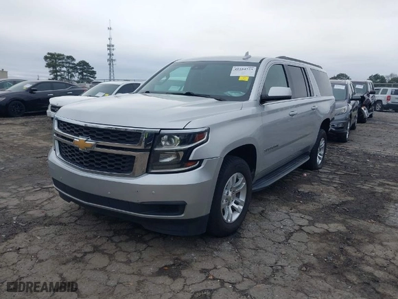2019 Chevrolet Suburban LT with VIN 1GNSKHKCXKR192655, listed as a IAAI auction lot 41184525 with 161,943 mi miles. Bid and sale history available at carsss.com. Image 2.