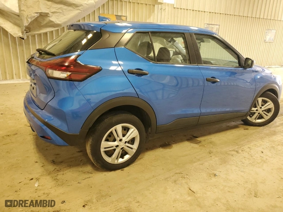 2021 Nissan Kicks S with VIN 3N1CP5BV2ML536913, listed as a Copart auction lot 49138315 with 77,508 mi miles and Clean Title. Bid and sale history available at carsss.com. Image 3.