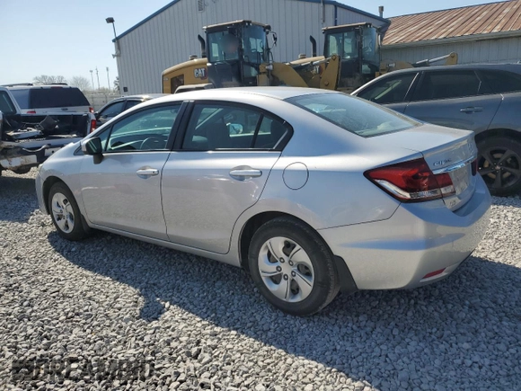 2014 Honda Civic LX z VIN 19XFB2F57EE063758, wystawiony jako Copart lot #53477495 z przebiegiem 92 030 mil mil oraz Szkoda całkowita • Salvage title. Historia ofert i sprzedaży dostępna na DreamBid. Obrazek 2.