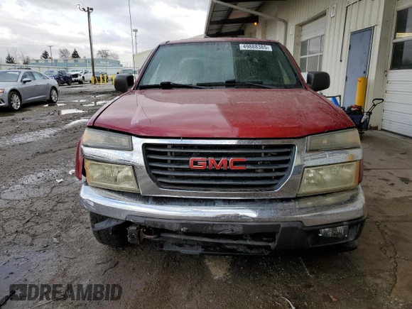 2005 GMC Canyon 1SE SLE Z71 with VIN 1GTDS136858199034, listed as a Copart auction lot 49888385 with 227,076 mi miles and Salvage Title. Bid and sale history available at carsss.com. Image 5.