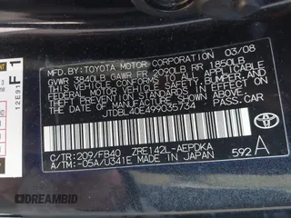 2009 Toyota Corolla with VIN JTDBL40E499035734, listed as a IAAI auction lot 41887480 with 46,511 mi miles. Bid and sale history available at carsss.com. Image 9.