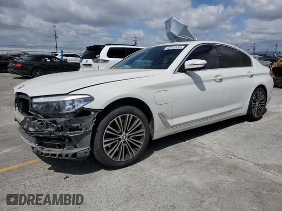 2020 BMW 5 Series 530e with VIN WBAJA9C07LCD08710, listed as a Copart auction lot 56542835 with Not provided miles and Salvage title. Bid and sale history available at DreamBid. Image 1.