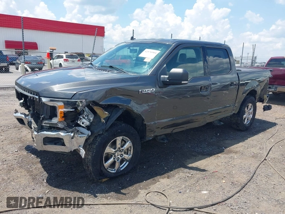 2019 Ford F-150 XL with VIN 1FTEW1E52KKE98899, listed as a IAAI auction lot 42576904 with 168,223 mi miles and . Bid and sale history available at DreamBid. Image 23.