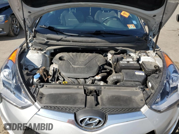 2017 Hyundai Veloster Value Edition with VIN KMHTC6AD3HU316274, listed as a Copart auction lot 67634234 with 67,126 mi miles and Salvage Title. Bid and sale history available at carsss.com. Image 12.