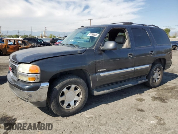 2004 GMC Yukon SLT with VIN 1GKEC13T54R296969, listed as a Copart auction lot 52738825 with 185,049 mi miles and Salvage Title. Bid and sale history available at carsss.com. Image 1.
