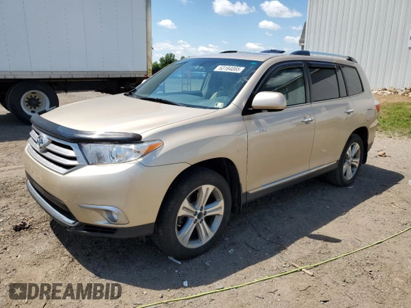 2013 Toyota Highlander Limited с VIN 5TDDK3EH8DS231064, выставлен на аукционе Copart как лот 63184085 с пробегом 141 181 миль миль и Чистый • Clean title. История ставок и продаж доступна на DreamBid. Изображение 1.