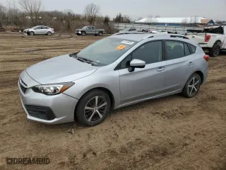 2020 Subaru Impreza Premium with VIN 4S3GTAV64L3735527, listed as a Copart auction lot 45195835 with 0 mi miles and Salvage Title. Bid and sale history available at carsss.com. Image 1.