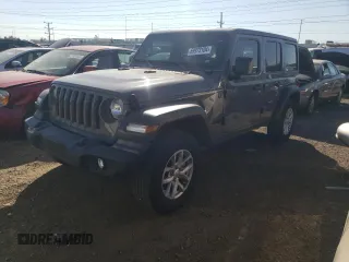2023 Jeep Wrangler Sport with VIN 1C4HJXDN1PW701944, listed as a Copart auction lot 69973104 with 24,733 mi miles and Salvage Title. Bid and sale history available at DreamBid. Image 1.