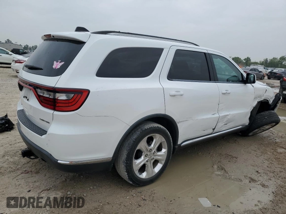 2015 Dodge Durango Limited with VIN 1C4RDHDG9FC907063, listed as a Copart auction lot 51092455 with 65,054 mi miles and Salvage Title. Bid and sale history available at carsss.com. Image 3.