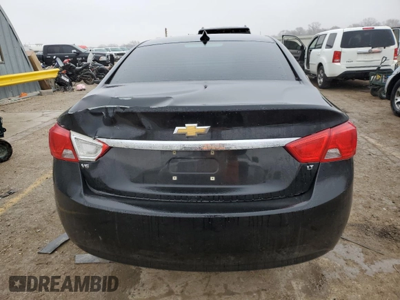 2016 Chevrolet Impala LT with VIN 2G1115S32G9127332, listed as a Copart auction lot 43801375 with 124,759 mi miles and Salvage Title. Bid and sale history available at DreamBid. Image 6.