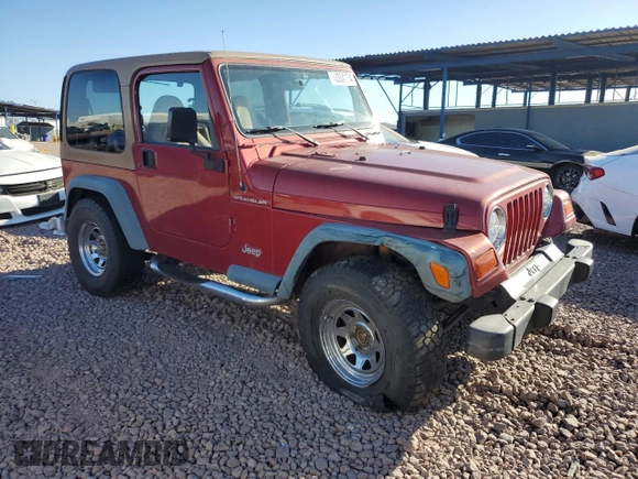 1998 Jeep Wrangler SE with VIN 1J4FY29P7WP792463, listed as a Copart auction lot 72254154 with 179,114 mi miles and Salvage Title. Bid and sale history available at carsss.com. Image 4.