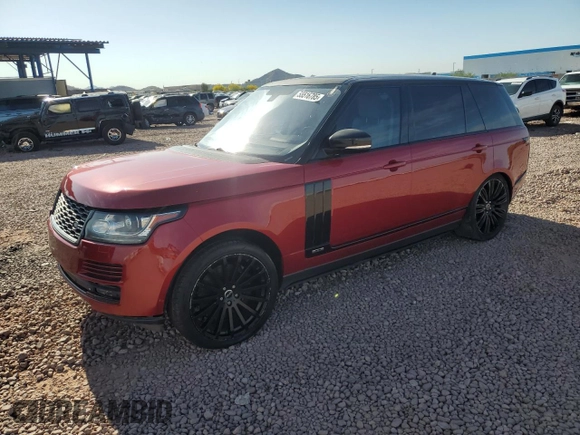 2015 Land Rover Range Rover Supercharged with VIN SALGS3TF9FA216340, listed as a Copart auction lot 55516785 with 81,908 mi miles and Clean title. Bid and sale history available at DreamBid. Image 1.
