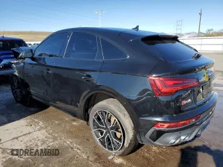2023 Audi SQ5 Sportback Premium Plus with VIN WA124AFY2P2197553, listed as a Copart auction lot 48700114 with 10,121 mi miles and . Bid and sale history available at DreamBid. Image 2.