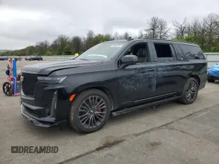 2024 Cadillac Escalade ESV AWD V-Series with VIN 1GYS4SK9XRR381010, listed as a Copart auction lot 56686185 with Not provided miles and Salvage title. Bid and sale history available at DreamBid. Image 1.