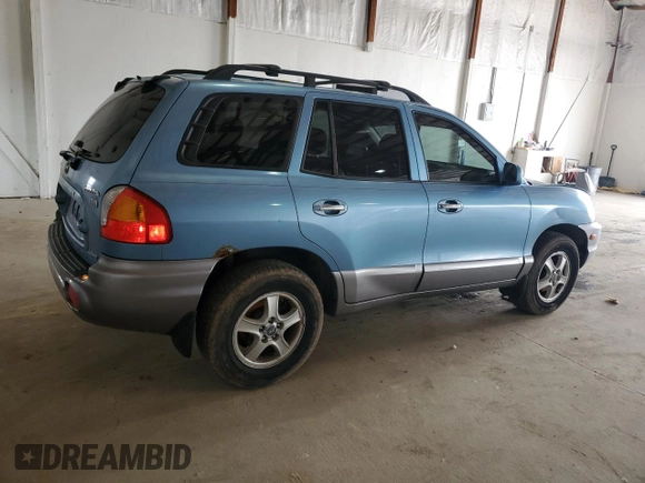 2003 Hyundai Santa Fe LX with VIN KM8SC73E13U559968, listed as a Copart auction lot 49470165 with 103,900 mi miles and Salvage Title. Bid and sale history available at carsss.com. Image 3.