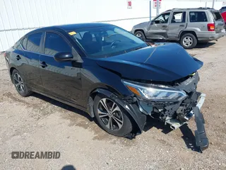 2021 Nissan Sentra SV with VIN 3N1AB8CV8MY310528, listed as a IAAI auction lot 41633245 with 20,388 mi miles and . Bid and sale history available at DreamBid. Image 1.