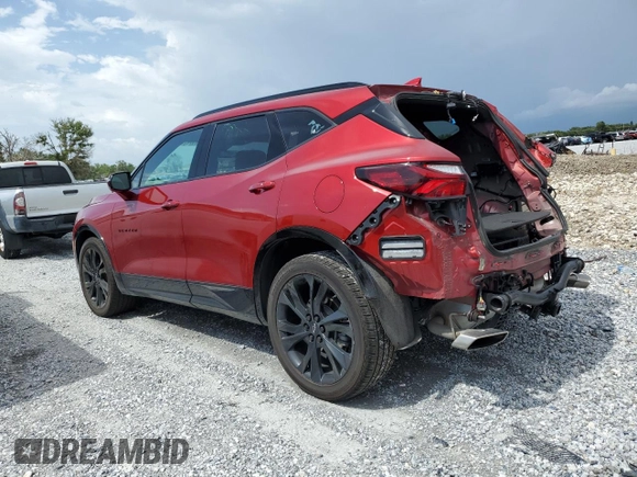 2021 Chevrolet Blazer RS with VIN 3GNKBKRS5MS577440, listed as a Copart auction lot 64374265 with 45,021 mi miles and Non repairable. Bid and sale history available at DreamBid. Image 2.