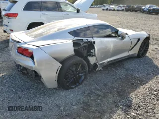 2016 Chevrolet Corvette 2LT with VIN 1G1YC2D74G5125988, listed as a Copart auction lot 74536924 with 19,049 mi miles and Salvage Title. Bid and sale history available at carsss.com. Image 3.