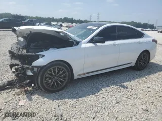 2019 Genesis G80 3.3T Sport with VIN KMTFN4JB6KU326031, listed as a Copart auction lot 65163693 with 41,261 mi miles. Bid and sale history available at carsss.com. Image 1.